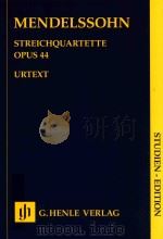 STREICHQUARTETTE OPUS 44 STUDIEN-EDITION（ PDF版）