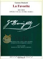 OPERA VOCAL SCORE SERIES LA FAVORITE（1999 PDF版）