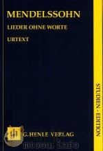 LIEDER OHNE WORTE STUDIEN-EDITION PDF电子版封面