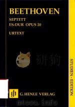 SEPTETT ES-DUR OPUS 20 STUDIEN-EDITION PDF电子版封面
