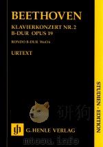 KLAVIERKONZERT NR.2 B-DUR OPUS 19 RONDO B-DUR WOO 6 STUDIEN-EDITION PDF电子版封面 BEETHOVEN HANS-WERNER KUTHEN