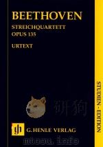 STREICHQUARTETT F-DUR OPUS 135 STUDIEN-EDITION（ PDF版）