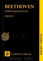 STREICHQUINTETTE STUDIEN-EDITION PDF电子版封面