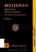 ROMANZEN FUR VIOLINE UND ORCHESTER OPUS 40 OPUS 50 STUDIEN-EDITION（ PDF版）