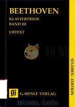 TRIOS FUR KLAVIER UND VERSCHIEDENE INSTRUMENTE BAND Ⅲ STUDIEN-EDITION（ PDF版）