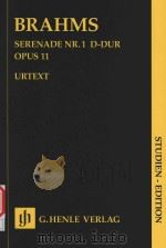 SERENADE NR.1 D-DUR OPUS 11 STUDIEN-EDITION（ PDF版）