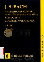 ITALIENISCHES KONZERT FRANZOSISCHE OUVERTURE VIER DUETTE GOLDBERG-VARIATIONEN STUDIEN-EDITION（ PDF版）