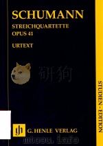 STREICHQUARTETTE OPUS 41 STUDIEN-EDITION（ PDF版）