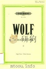 LIEDER TO POTRTY BY EDUARD MORIKE NACH GEDICHTEN VON EDUARD MORIKE FJOR VOICE AND PIANO FUR SINGSTIM（ PDF版）