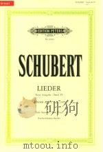 LIEDER NEUE AUSGABE/BAND Ⅳ LIEDER OP.81-OP.108 TIEFE STIMME/LOW VOICE PDF电子版封面