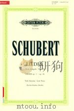 LIEDER NEUE AUSGABE/BAND Ⅱ LIEDER op.1-op.36 TIEFE STIMME/LOW VOICE（ PDF版）