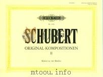 ORIGINAL-KOMPOSITIONEN ORIGINAL WORKS BAND Vol.Ⅱ KLAVIER ZU VIER HANDEN PDF电子版封面