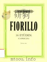 36 ETUDEN(CAPRICEN)36 ETUDES(CAPRICES)FUR VIOLINE/FOR VIOLIN（ PDF版）