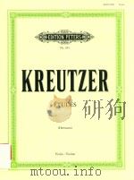 42 ETUDES OU CAPRICES FOR VIOLIN/FUR VIOLINE（ PDF版）