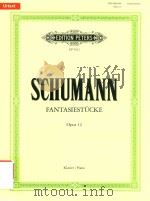 FANTASIESTUCKE FUR KLAVICR/FOR PIANO PDF电子版封面