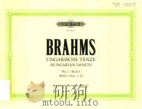 UNGARISCHE TANZE HUNGARIAN DANCES WOO 1 KLAVIER ZU VIER HANDEN/PIANO 4 HANDS BAND VolUME Ⅰ（ PDF版）