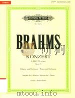 KONZERT D-MOLL/D MINOR FUR KLAVIER UND ORCHESTER/FOR PIANO AND ORCHESTRA OPUS 15（ PDF版）