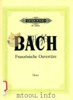 KLAVIERUBUNG Ⅱ TEIL OUVERTURE NACH FRANZOSISCHER ART（ PDF版）