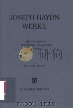 JOSEPH HAYDN WERKE REIHE Ⅰ BAND 17 LONDONER SINFONIEN 3.FOLGE KRITISCHER BERICHT（1972 PDF版）