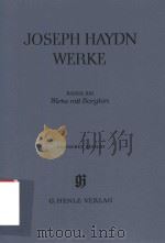 JOSEPH HAYDN WERKE REIHE XIII WERKE MIT BARYTON KRITISCHER BERICHT（1970 PDF版）