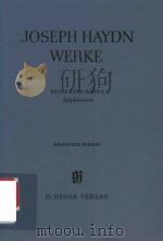 JOSEPH HAYDN WERKE REIHE XXVII BAND 2 APPLAUSUS 1768 KRITISCHER BERICHT 1971 PDF电子版封面