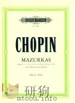 MAZURKAS FUR KLAVIER/FOR PIANO（ PDF版）