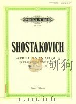24 PRELUDES AND FUGUES OPUS 87 FOR PIANO SOLO BOOK 2: NOS.13-24（ PDF版）