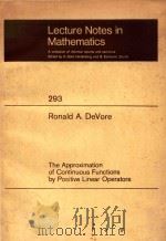 The approximation of continuous functions by positive linear operators（1972 PDF版）