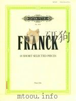 18 SHORT SELECTED PIECES FOR PIANO SOLO（ PDF版）