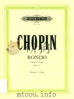 RONDO FUR ZWEI KLAVIERE OPUS 73（ PDF版）