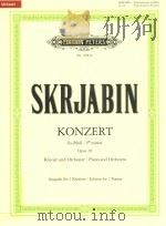 KONZERT FIS-MOLL/F#MINOR FUR KLAVIER UND ORCHESTER/FOR PIANO AND ORCHESTRA OPUS 20（ PDF版）