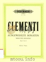 AUSGEWAHLTE SONATEN SELECTED SONATAS FUR KLAVIER/FOR PIANO BAND VolUME Ⅱ（ PDF版）