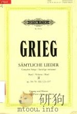 SAMTLICHE LIEDER FUR EINE SINGSTIMME AND KLAVIER IN ZWEI BANDEN BAND VOLUME BIND Ⅱ OP.58-70 EG 121-1 PDF电子版封面