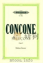 50 LECONS DE CHANT POUR LE MEDIUM DE LA VOIX OPUS 9（ PDF版）