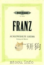 AUSGEWAHLTE LIEDER FUR GESANG UND KLAVIER TICFERE STIMME（ PDF版）
