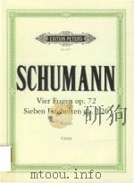 VIER FUGEN PUUS 72 SIEBEN FUGHETTEN OPUS 126 FUR KLAVIER（ PDF版）