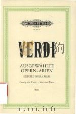 AUSGEWAHLTE OPERN = ARIEN FUR BASS（ PDF版）