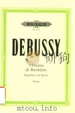 CINQ POEMES DE CHARLES BAUDELAIRE FUR EINE SINGSTIMME UND KLAVIER（ PDF版）