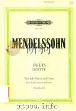 DUETS SUTTE TWO SOLO VOICES AND PIANO/ZWEI SINGSTIMMEN UND KLAVIER（ PDF版）