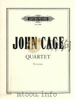 QUARTET PERCUSSION FOR PERCUSSION: NO INSTRUMENTS SPECIFIED（ PDF版）