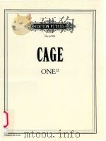 ONE12 PDF电子版封面 CAGE