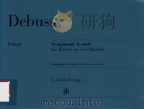 SYMPHONIE H-MOLL FUR KLAVIER ZU VIER HANDEN SYMPHONY IN B MINOR FOR PIANO FOUR-HANDS（ PDF版）