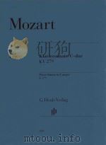 KLAVIERSONATE C-DUR KV 279（ PDF版）