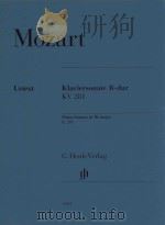 KLAVIERSONATE B-DUR KV 281（ PDF版）