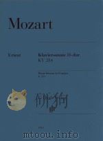 KLAVIERSONATE D-DUR KV 284（ PDF版）