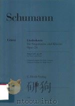 LIEDERKREIS FUR SINGSTIMME UND KLAVIER OPUS 24 SONG CYCLE OP.24 FOR VOICE AND PIANO（ PDF版）