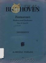 DIROMANZEN FUR VIOLINE UND ORCHESTER OPUS 40 UND OPUS 50 DIRIGIERPARTITUR（ PDF版）