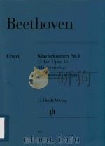KLAVIERKONZERT NR.1 C-DUR OPUS 15 KLAVIERAUSZUG PIANO CONCERTO NO.1 IN C MAJOR OP.15 PIANO REDUCTION（ PDF版）