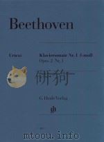 KLAVIERSONATE NR.1 F-MOLL OPUS 2 NR.1 PIANO SONATA NO.1 IN F MINOR OP.2 NO.1（ PDF版）