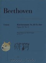 KLAVIERSONATE NR.18 ES-DUR OPUS 31 NR.3 PIANO SONATA NO.18 IN EB MAJOR OP.31 NO.3（ PDF版）